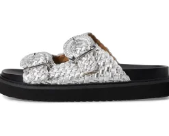 Marc Fisher LTD Auggie Silver Leather