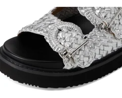 Marc Fisher LTD Auggie Silver Leather