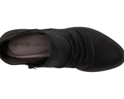 Women LifeStride Aurora Block Heel Ankle Bootsies