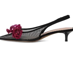 Blue by Betsey Johnson Aurorra Black Mesh Best