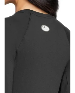 Under Armour Authentics Long Sleeves Crew Neck T-Shirt Black/White Discount