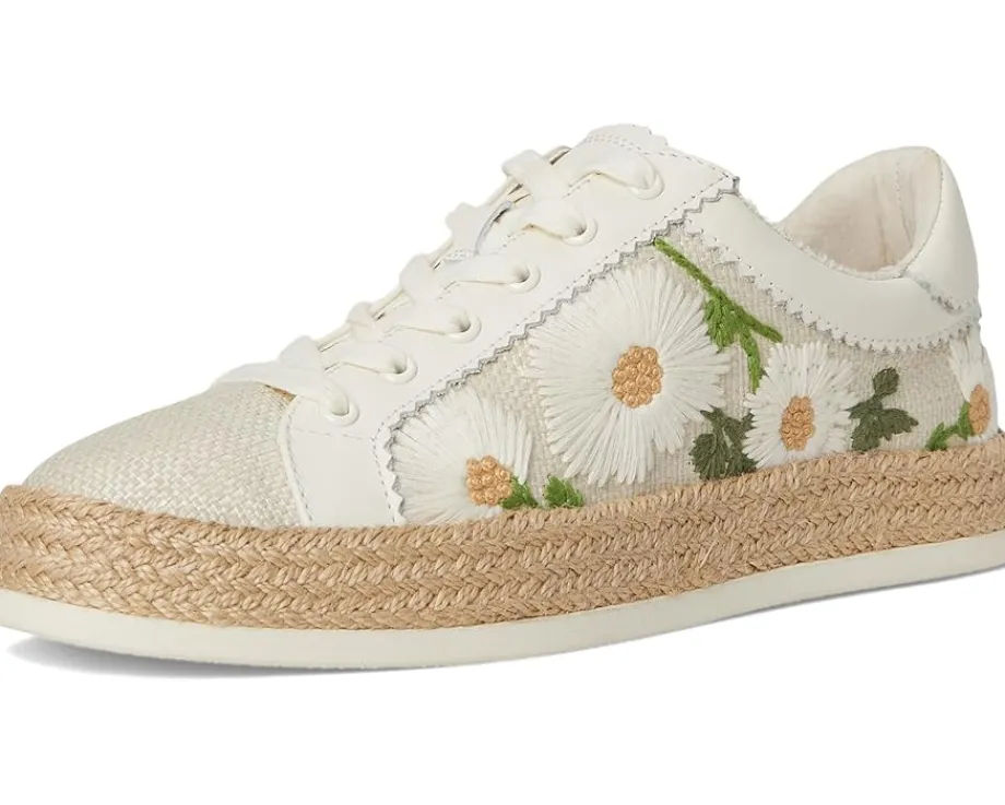 Dolce Vita Azalia White Floral Raffia Sale