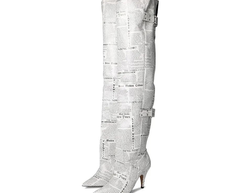 Steve Madden Baddie White/Black New