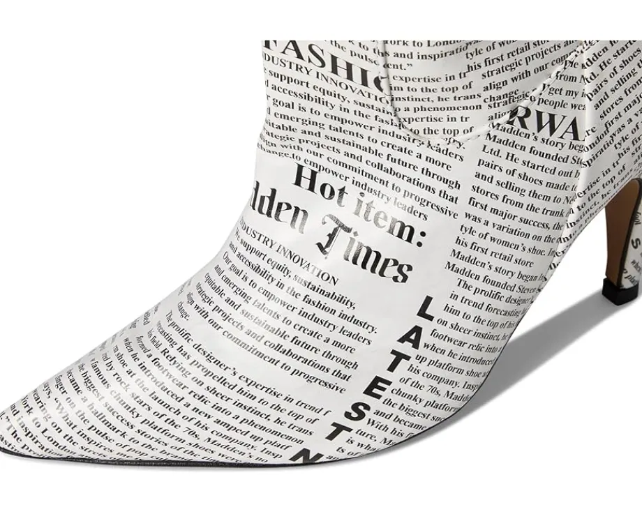 Steve Madden Baddie White/Black New