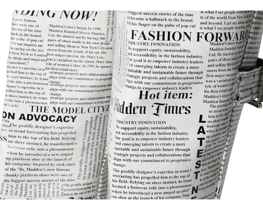 Steve Madden Baddie White/Black New