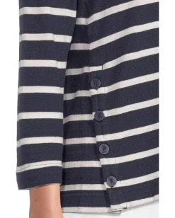 Tommy Bahama Bahama Bliss Stripe 3/4 Sleeve Top Coastline Outlet