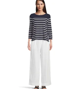 Tommy Bahama Bahama Bliss Stripe 3/4 Sleeve Top Coastline Outlet