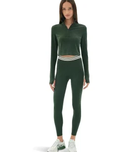 Splits59 Bailey High-Waist Active Rib 7/8 Heather Military