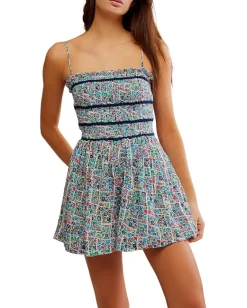 Free People Bali Checked Out Printed Gardenia Combo Online