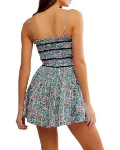 Free People Bali Checked Out Printed Gardenia Combo Online