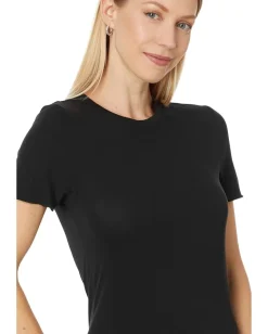 Splendid Bam boo Quarter Sleeve Black New