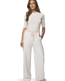 Splendid Bamboo Quarter Sleeve Tee Pale Oak Heather Online