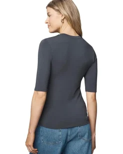 Splendid Bamboo Quarter Sleeve Tee Lead Discount