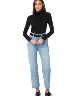 Splendid Bamboo Turtleneck Long Sleeve Black Outlet