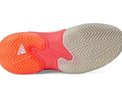 adidas Barricade 13 Tennis Shoes White/Iron Metallic/Lucid Red Online