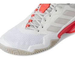 adidas Barricade 13 Tennis Shoes White/Iron Metallic/Lucid Red Online