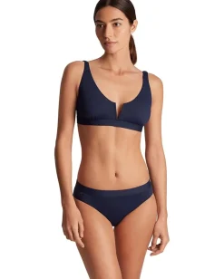 Lauren Ralph Lauren Beach Club Solid Band Hipster Bottom Dark Navy