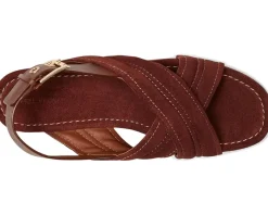 Free People Beach Party Platform Cathay Spice Suede Sale