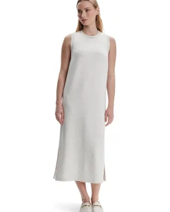 Varley Beatrice Midi Dress Ivory Marl Hot