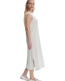 Varley Beatrice Midi Dress Ivory Marl Hot