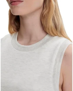 Varley Beatrice Midi Dress Ivory Marl Hot