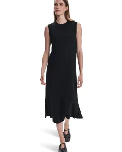 Varley Beatrice Midi Dress Black New