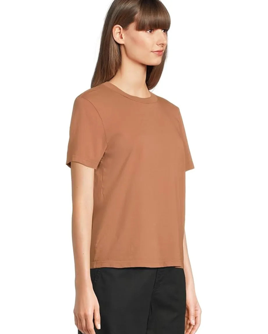 Women Michael Stars Becca Short Sleeve Crew Neck Tee