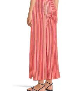 BECCA 's Seaside Crochet Split Leg Pant Coral Reef Outlet