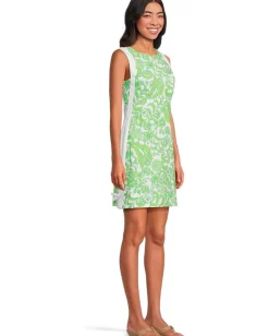 Lilly Pulitzer Beckler Stretch Shift Resort White Daffodil Hill Outlet