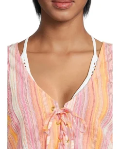 BECCA Bella Plunge Dress Cover-Up Multi Online