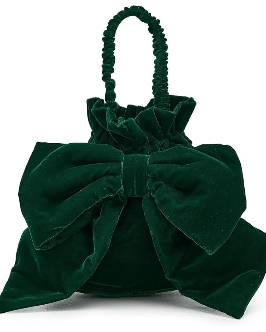 Women Free People Belle Velvet Bow Bag