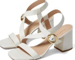 Stuart Weitzman Benni 75 Sandal Cream Outlet