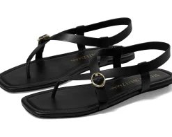 Stuart Weitzman Benni Sandal Black