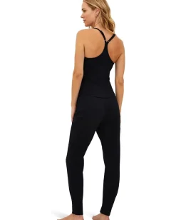 Beach Riot Beth Top Black Waffle Outlet