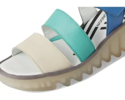 FLY LONDON BEXY575FLY Offwhite/Mint/Blue