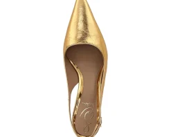 Sam Edelman Bianka Sling Medallion Gold New