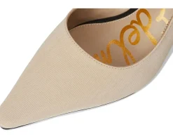 Sam Edelman Bianka Sling Slingback Shoes Honey Sand New