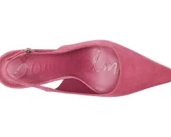 Sam Edelman Bianka Sling Slingback Shoes Fuchsia Frost Clearance