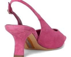 Sam Edelman Bianka Sling Slingback Shoes Fuchsia Frost Clearance