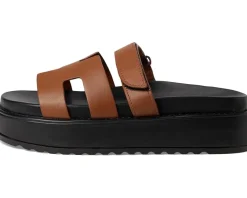 Steve Madden Bigmayven Cognac Leather New