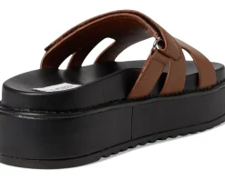 Steve Madden Bigmayven Cognac Leather New