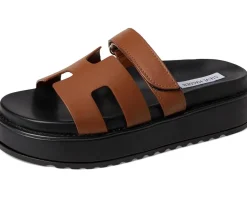 Steve Madden Bigmayven Cognac Leather New