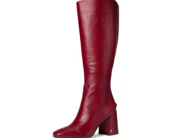 Circus NY by Sam Edelman Billie Dark Cherry Leather Wide Calf Discount