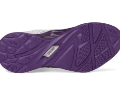 ECCO Sport Biom Infinite Textile Knit Fashion Sneaker Bright White/Imperial Purple New