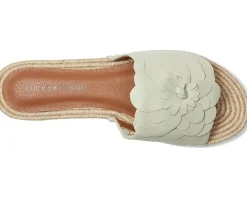 Lucky Brand Biricha Floral Flat Sandals Peppermint Online