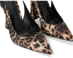 Steve Madden Blare Leopard Satin Clearance