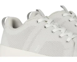 Keds Bliss Walk Lace-Up Light Grey Knit New