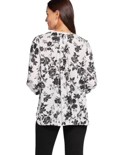 NYDJ Blouse w/ Pleated Back Penrose New