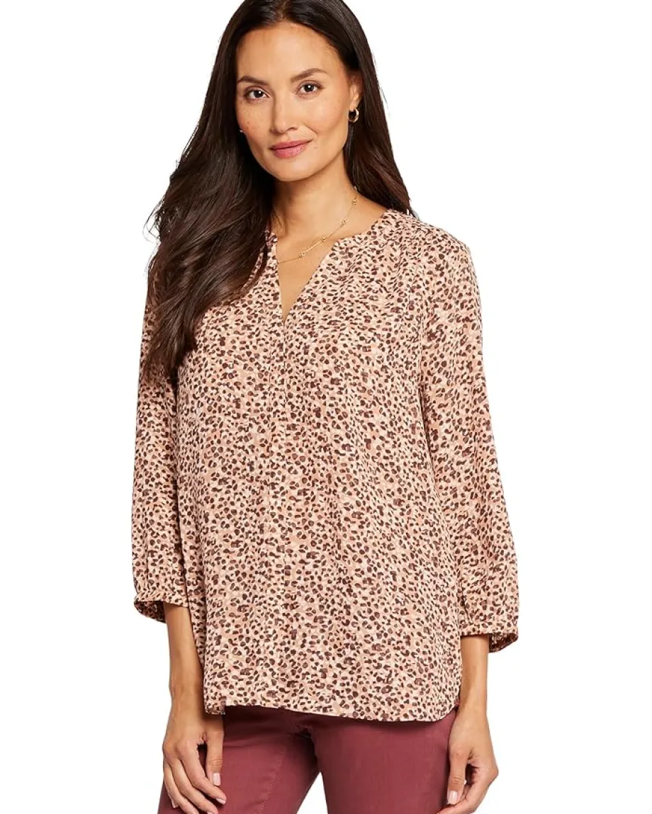 NYDJ Blouse w/ Pleated Back Rosita Discount