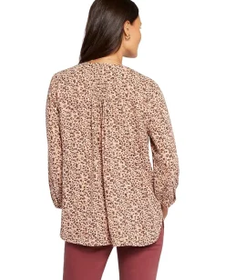 NYDJ Blouse w/ Pleated Back Rosita Discount